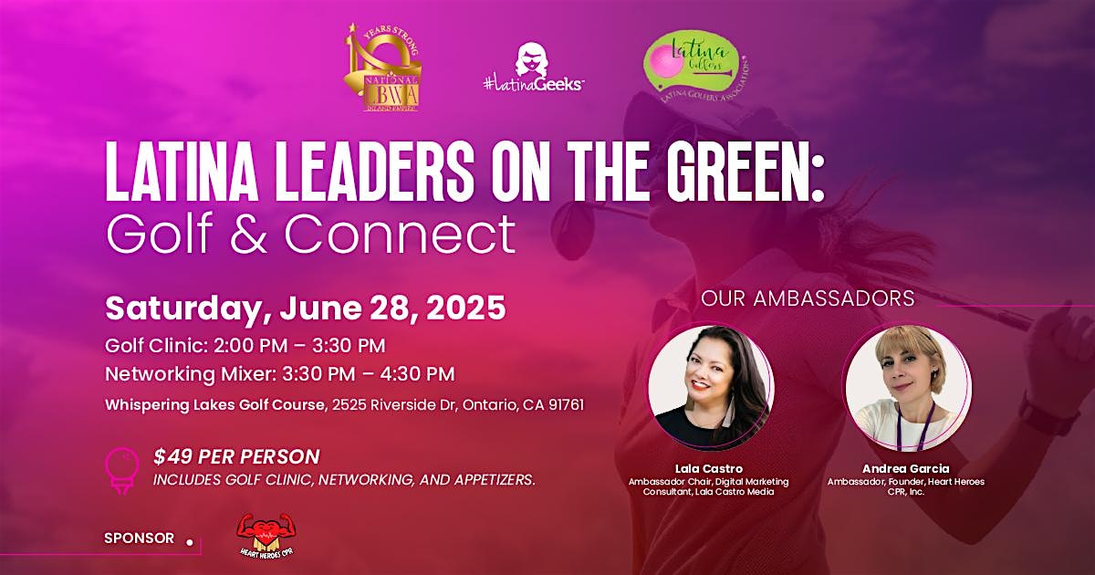 Latina Leaders on the Green: Golf & Connect | Whispering Lakes Golf Course