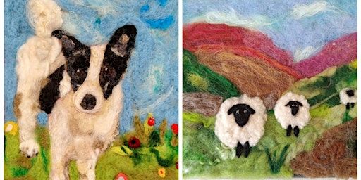 Felted Landscapes or Animal Portraits Class (deposit) | Leyland Studio