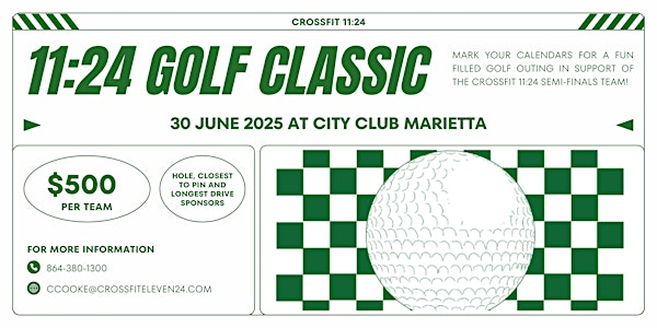 CrossFit 11:24 Golf Classic | City Club Marietta