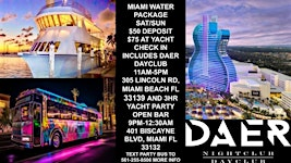 MIAMI BEACH PARTY WATER PACKAGE | 305 Lincoln Rd