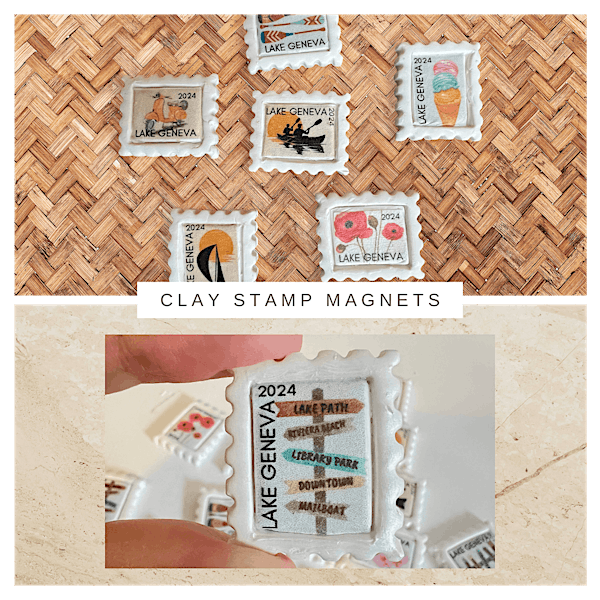 Clay Stamp Magnet Workshop | Salt & Kai