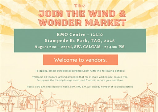The Wind & Wonder Market Fair | BMO Centre