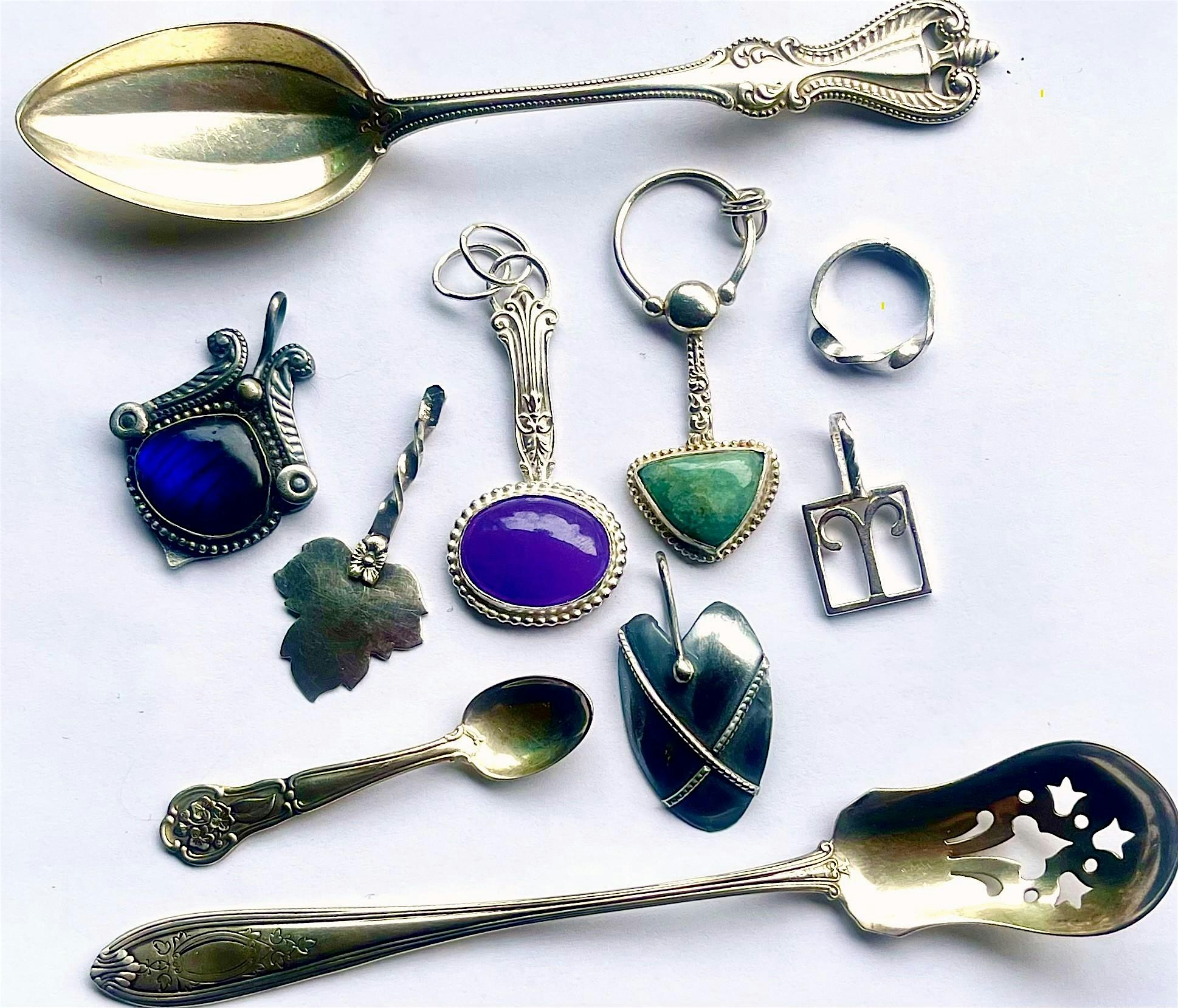 Silversmithing Level 5 - Upcycling Silver Flatware(2 Part Class) | NW Rockhounds