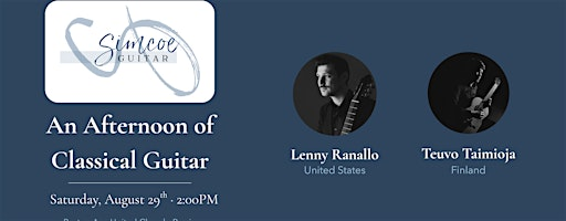 Simcoe Guitar presents: Teuvo Taimioja & Lenny Ranallo | Burton Ave United Church