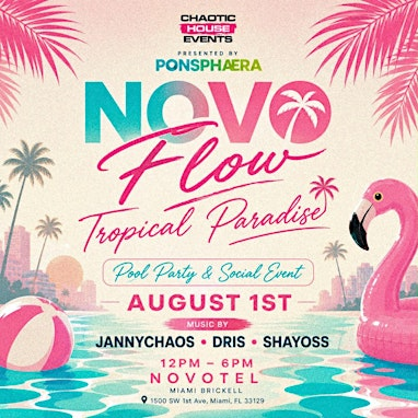 NOVO FLOW: Tropical Paradise | Novotel Miami Brickell