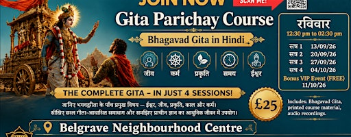 Gita Parichay — Hindi Bhagavad Gita Course | Belgrave Neighbourhood Centre