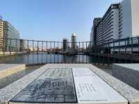 『西中島橋』から見る福岡市の景色