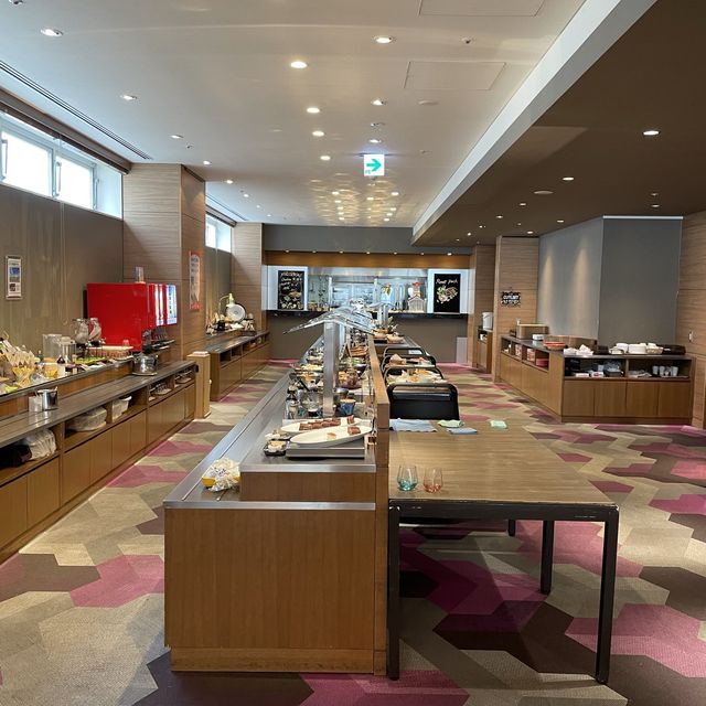 朝食ビュッフェが復活してました！