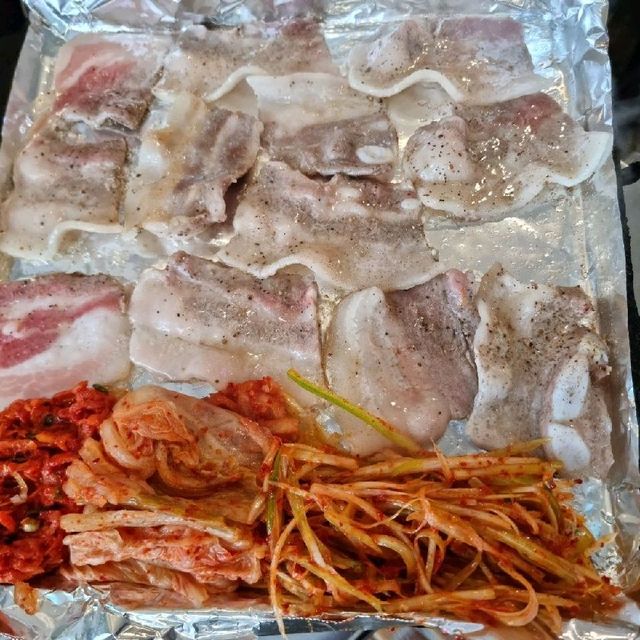 석촌동 잠수교3호 냉삼겹살 볶음밥