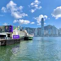 🚶在晴朗的天氣下漫遊尖沙嘴海旁🌊