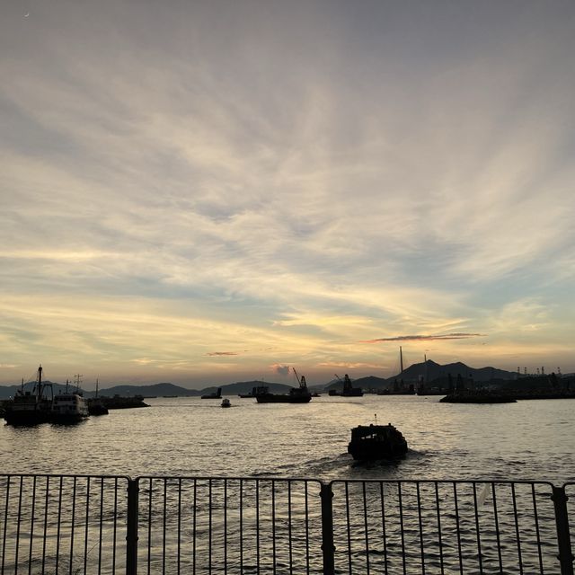 西區海底隧道轉車站之日落 西區海底隧道轉車站之日落