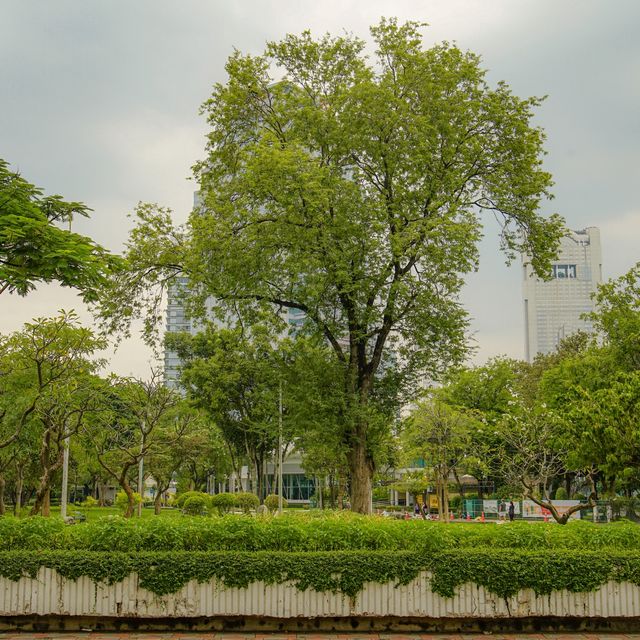 방콕에서 가볍게 산책하기 좋았던 도마뱀이 사는 룸피니공원