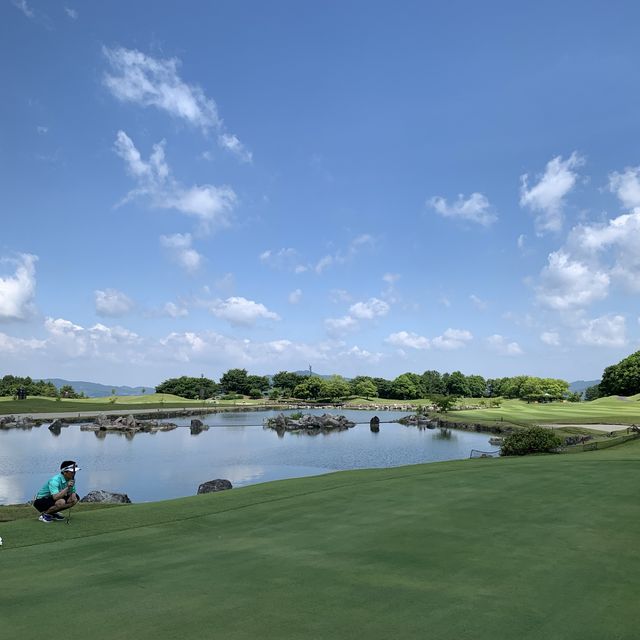 景色が綺麗でグリーンが大きい　JGM笠間