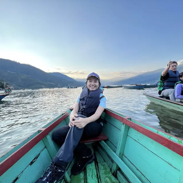 Phewa Lake in Pokhara city