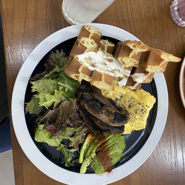 [大圍日系小店]😬嘆咖啡窩夫一流