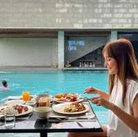 ที่พักติดริมชายหาด rooftop beachbar seafood 