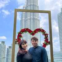 KLCC view from Envi Skydining