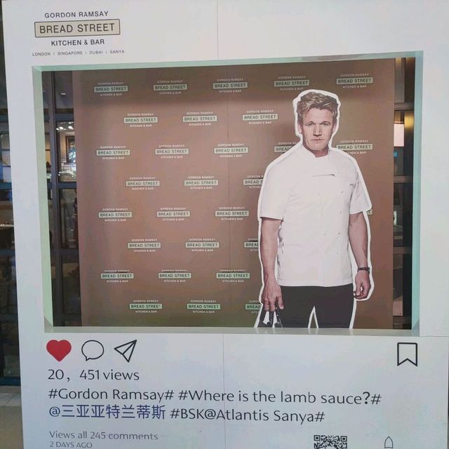 Gordon Ramsay's restaurant in Sanya, China