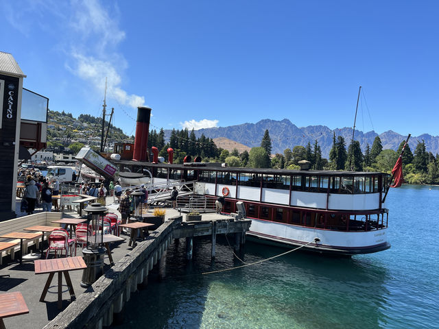 A steamship that rivals a floating museum.