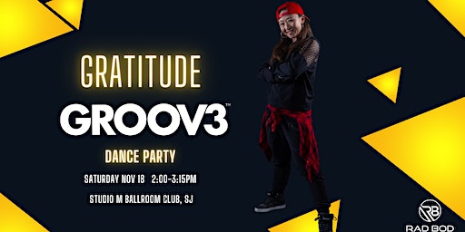 Gratitude GROOV3 Party with Amy C Rad | Studio M Ballroom Club