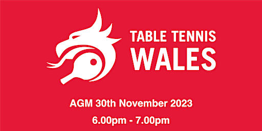 Table Tennis Wales AGM 30th November - 6.00pm - 7.00pm - In Person | Sport Wales National Centre