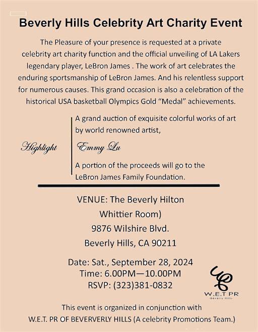 Beverly Hills Celebrity Art Charity Event | The Beverly Hilton