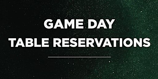 Game Day Table Reservations - GAME 9 (Date TBD) vs. Chicago Jan. 4/5. 2025 | Green Bay Distillery