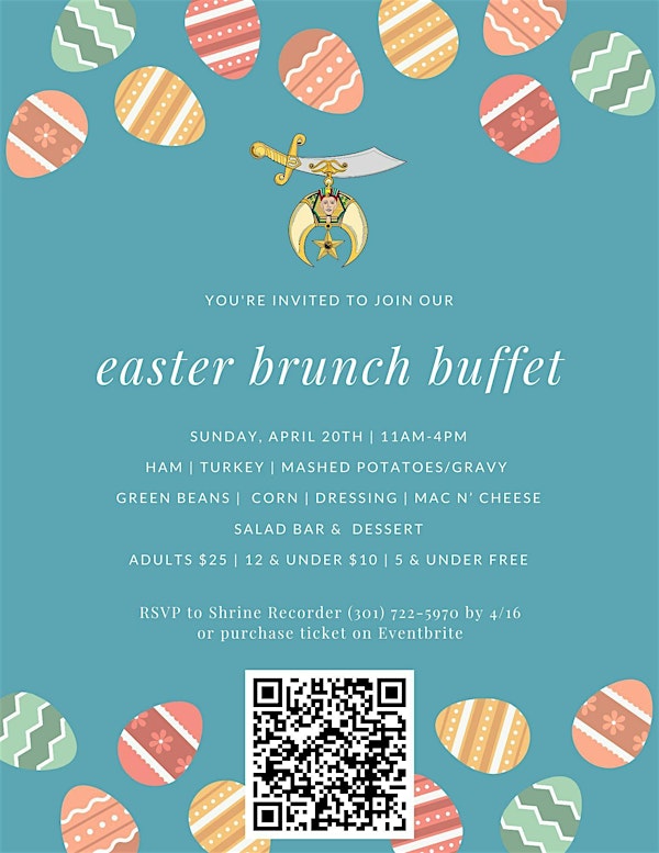 Easter Brunch Buffet & Egg Hunt | Ali Ghan Temple