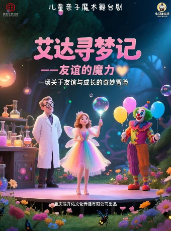 親子魔術舞台劇《艾達尋夢記-友誼的魔力》｜兒童親子 | 重慶國泰藝術中心雲衞劇場