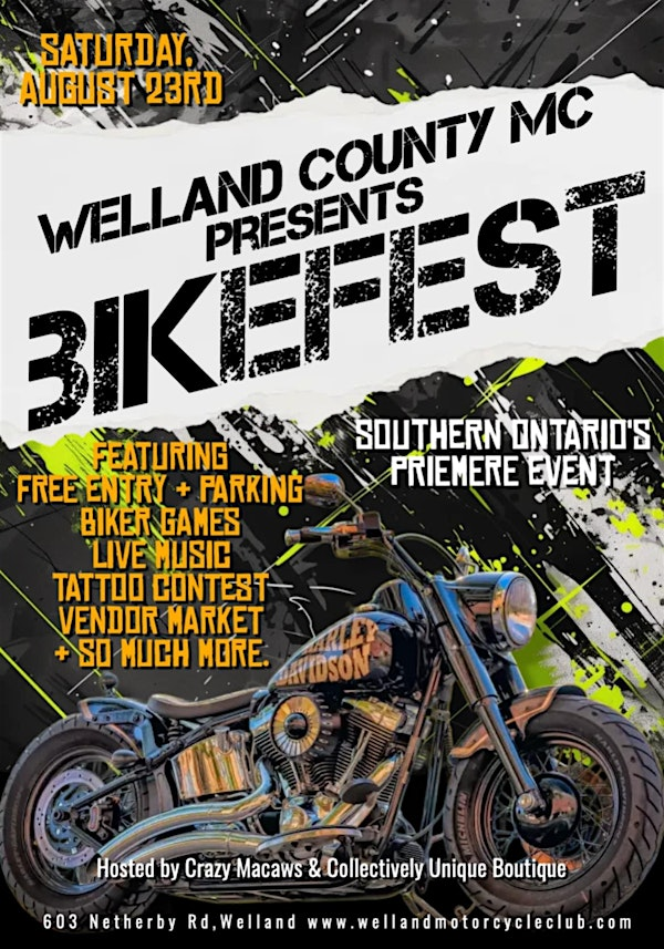 Welland County MC Presents: BIKEFEST | Welland County Motorcycle Club