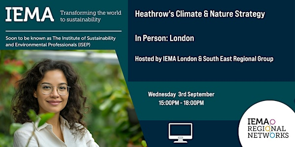 SE030925  Heathrow's Climate & Nature Strategy | Heathrow Airport TW6 1EW