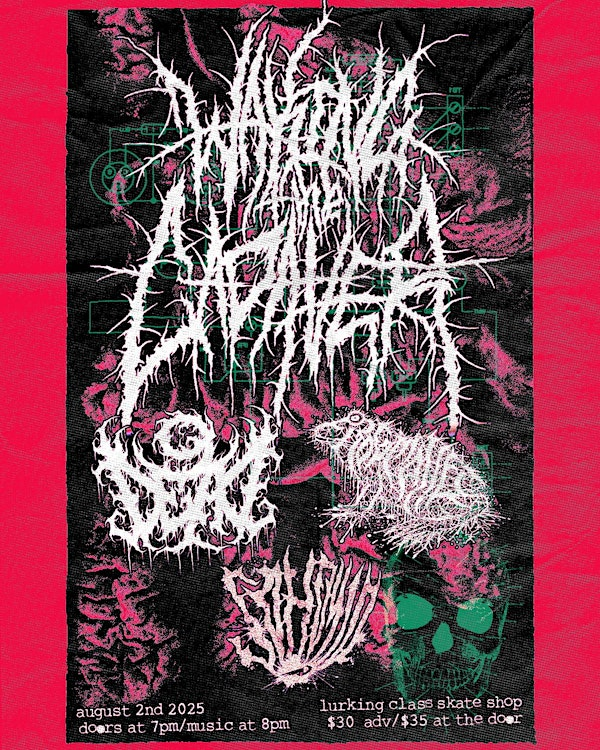 Waking the Cadaver w/ 9dead, Frog Mallet, Soho410 | Lurking Class Skate shop