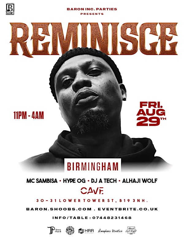 REMINISCE PERFORMING LIVE | Cave
