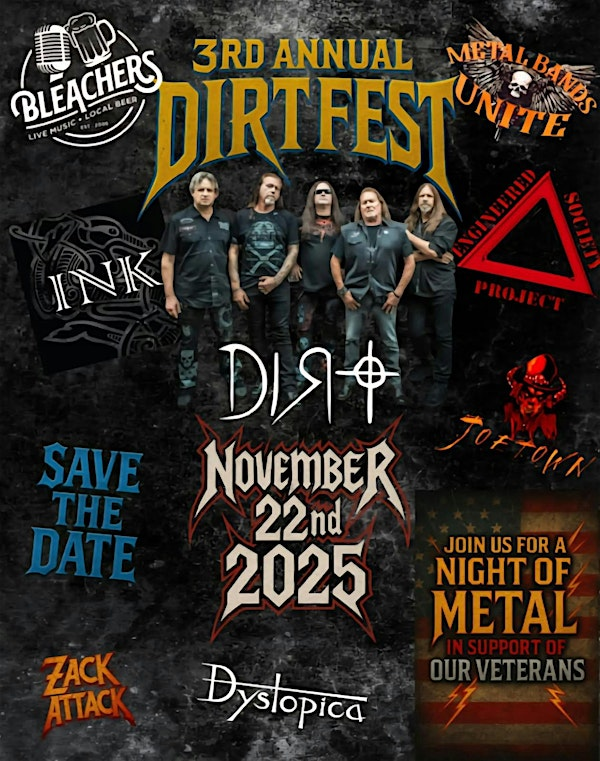 3rd Annual DIRTFEST | Bleachers