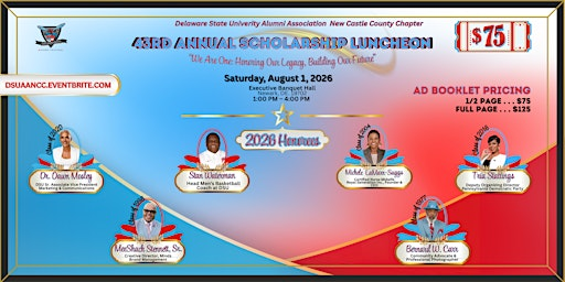 43rd Annual DSUAA New Castle County Alumni Chapter Scholarship Luncheon | Executive Banquet & Conference Center