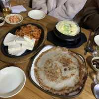 오산 빈대떡에 얼음 막걸리