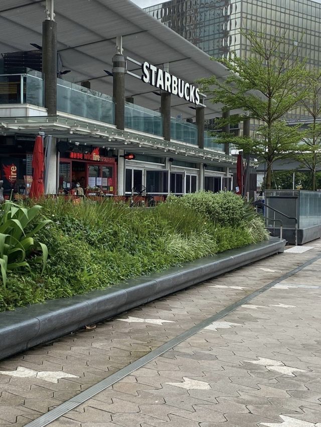 🥰對住無敵海景悠閒嘆咖啡☕️