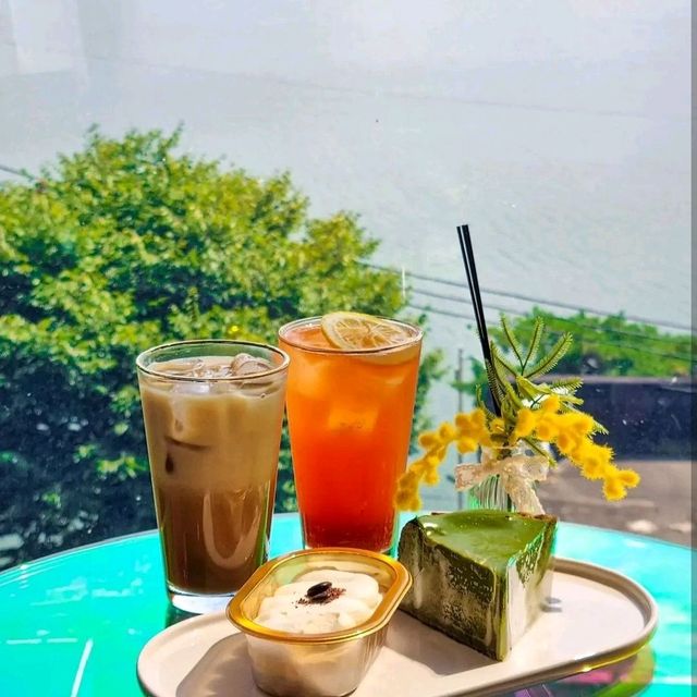 힐링뷰🌿를 자랑하는 애견동반카페