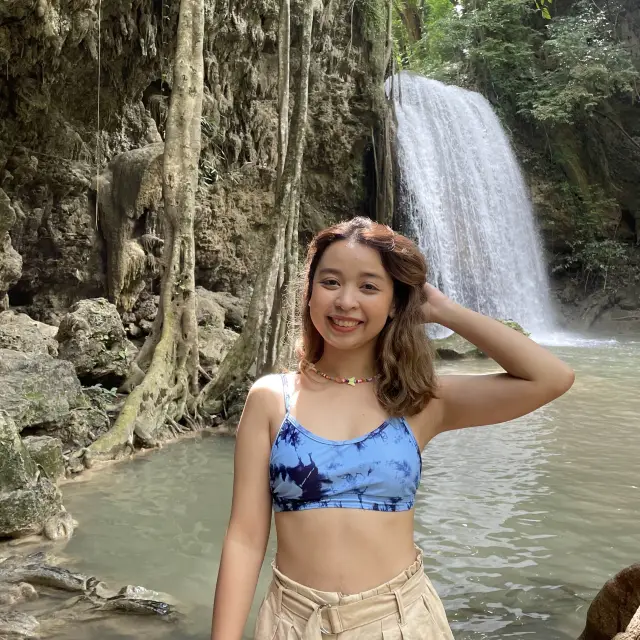 อุทยานแห่งชาติเอราวัณ,กาญจนบุรี 🦋✨🍃🏞️