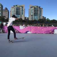 滑板遊戲好地方🛹 Meiti Hockey Rink 美堤極限公園