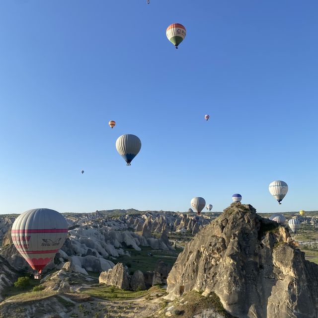 Magical hot air balloons in Cappadocia