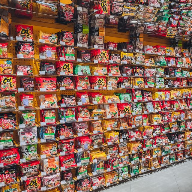 Instant Noodles Wall at KKV Indonesia