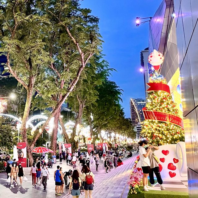 Christmas lights at Orchard Road