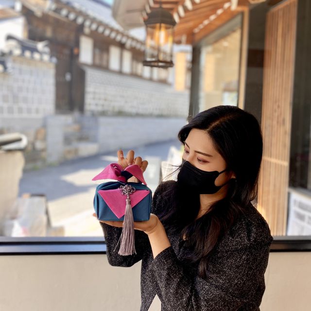 종로 이색데이트, 한옥아래 보자기아트 원데이클래스🛖