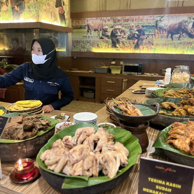 ร้านอาหารอร่อย Bumbu Desa ยอกยาการ์ตา 