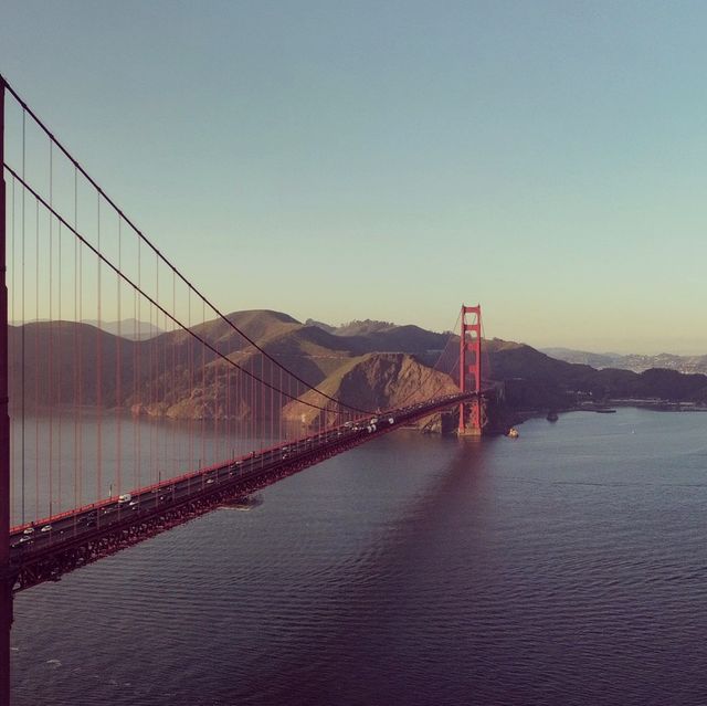 Magnificent view of Golden Gate Bridge