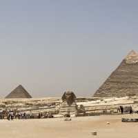 Cigarette time with the Great Sphinx of Giza.