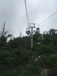 Jingshan Park in Zhuhai taking a cable car haa