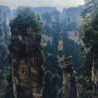Avatar mountains in Zhangjiajie 