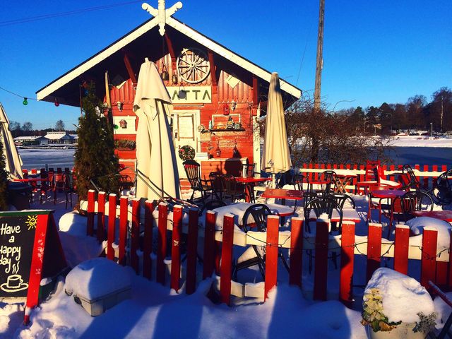 Picturesque Cafe Regatta in Helsinki❄️✈️🇫🇮